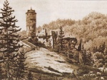 zřícenina hradu Šelmberk 1801